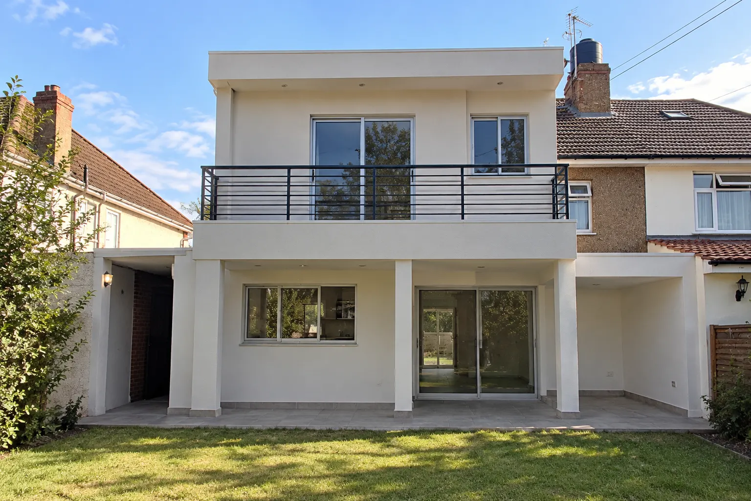Ampliación de casa en planta alta terminada en el conurbano